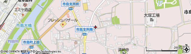 兵庫県丹波市市島町上田616周辺の地図