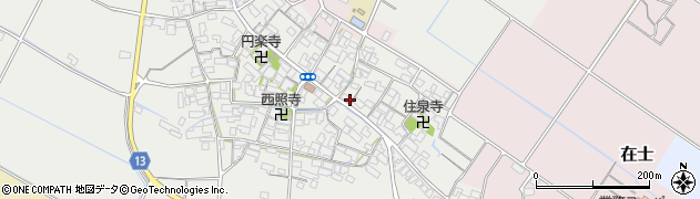 滋賀県犬上郡甲良町尼子1322周辺の地図
