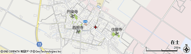 滋賀県犬上郡甲良町尼子1321周辺の地図