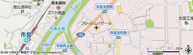 兵庫県丹波市市島町上田501周辺の地図