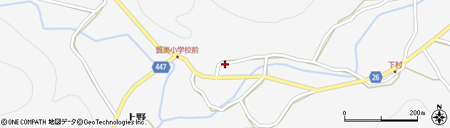 京都府京丹波町（船井郡）質美（ニシ分）周辺の地図