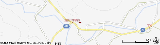 京都府船井郡京丹波町質美ニシ分25周辺の地図