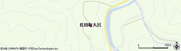 島根県出雲市佐田町大呂周辺の地図