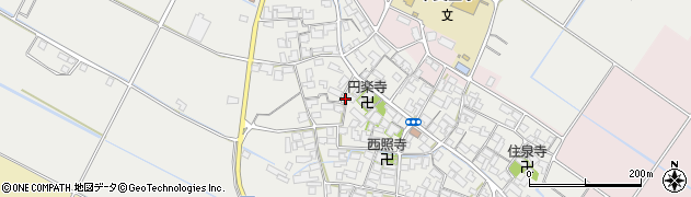 滋賀県犬上郡甲良町尼子1493周辺の地図