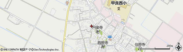 滋賀県犬上郡甲良町尼子1495周辺の地図