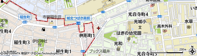 愛知県名古屋市北区桝形町周辺の地図