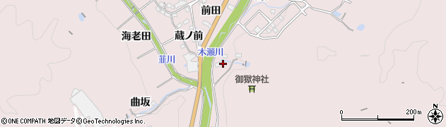 愛知県豊田市木瀬町向戸734周辺の地図