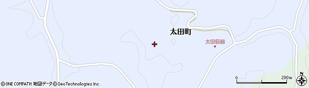愛知県豊田市太田町直道周辺の地図