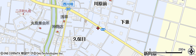 愛知県愛西市西川端町江東5周辺の地図