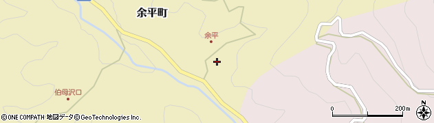 愛知県豊田市余平町（地見平）周辺の地図