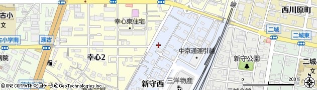 愛知県名古屋市守山区新守西630周辺の地図