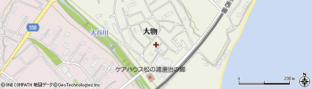 滋賀県大津市大物668周辺の地図