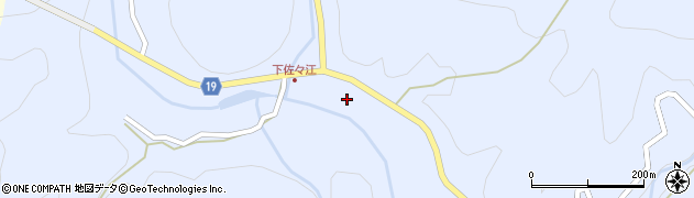 京都府南丹市日吉町佐々江（津戸）周辺の地図