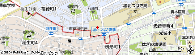 愛知県名古屋市北区福徳町（広瀬島）周辺の地図