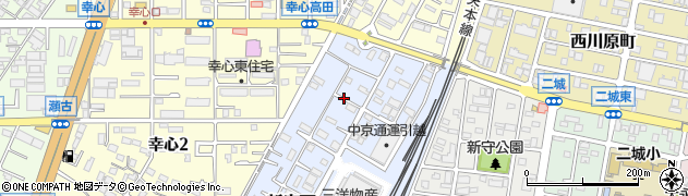 愛知県名古屋市守山区新守西周辺の地図