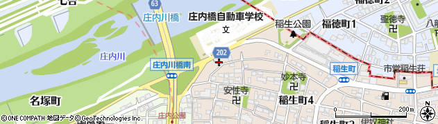 庄内橋自動車学校周辺の地図