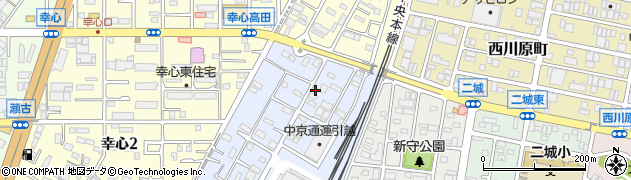 愛知県名古屋市守山区新守西2005周辺の地図
