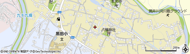 静岡県富士宮市黒田周辺の地図