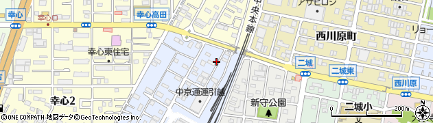 愛知県名古屋市守山区新守西2029周辺の地図