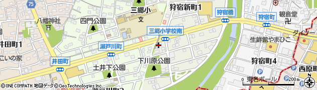 タートル尾張旭店周辺の地図
