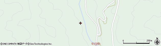 小川尻川周辺の地図