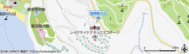 伊豆箱根鉄道株式会社芦ノ湖遊覧船　箱根園営業所周辺の地図