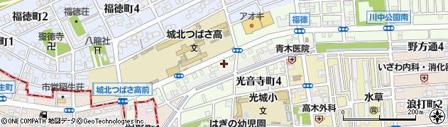 愛知県名古屋市北区光音寺町野方1918-26周辺の地図