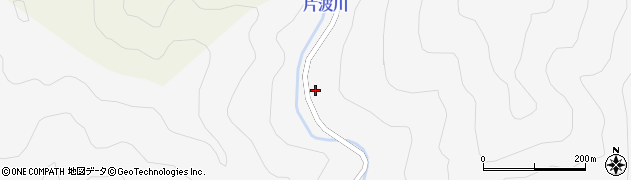 京都府京都市右京区京北上黒田町（薮ケ坂）周辺の地図