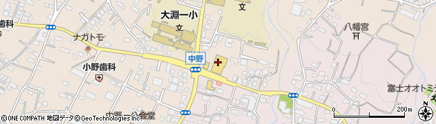 ダイソー業務スーパー大渕中野店周辺の地図