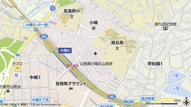 〒463-0009 愛知県名古屋市守山区緑ケ丘の地図