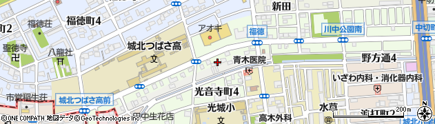 愛知県名古屋市北区光音寺町野方1918-34周辺の地図