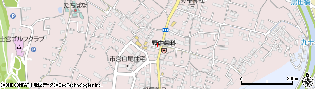 富士宮黒田簡易郵便局周辺の地図