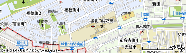 愛知県名古屋市北区福徳町長直周辺の地図