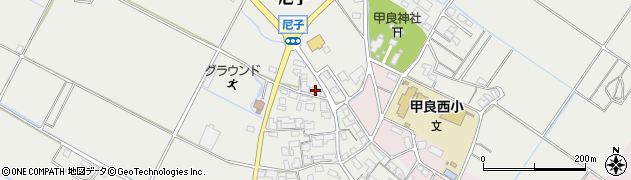 滋賀県犬上郡甲良町尼子1526周辺の地図