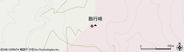 勘行峰周辺の地図