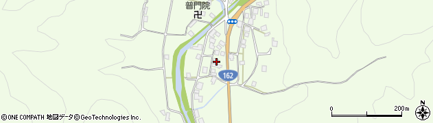 京都府京都市右京区京北上弓削町東中筋周辺の地図