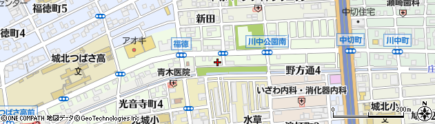 愛知県名古屋市北区光音寺町野方1918-66周辺の地図