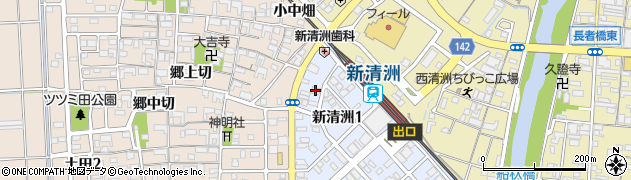 大野屋清洲店周辺の地図