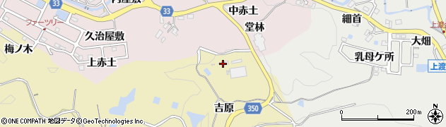愛知県豊田市北一色町吉原周辺の地図