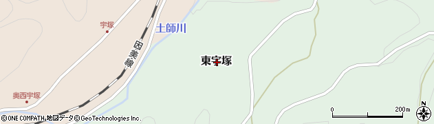 鳥取県八頭郡智頭町東宇塚周辺の地図