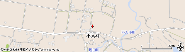 千葉県富津市不入斗周辺の地図