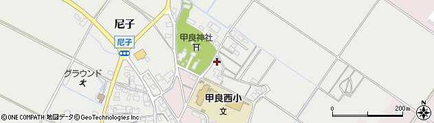 滋賀県犬上郡甲良町尼子2周辺の地図