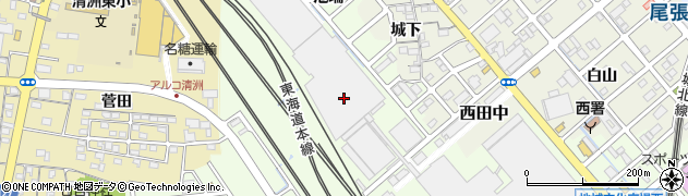 愛知県清須市寺野（池端）周辺の地図