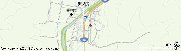 京都府京都市右京区京北上弓削町（山本ノ下）周辺の地図