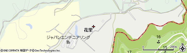 千葉県勝浦市花里周辺の地図