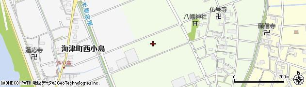 岐阜県海津市海津町東小島周辺の地図