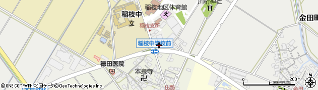 ＪＡ稲枝ＳＳ周辺の地図