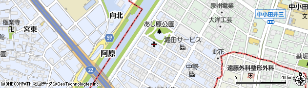名古屋硝子建材株式会社周辺の地図