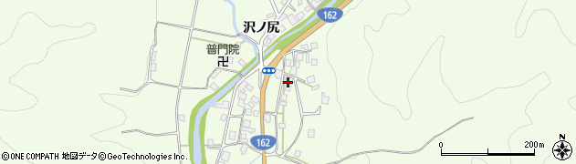 京都府京都市右京区京北上弓削町口米谷周辺の地図