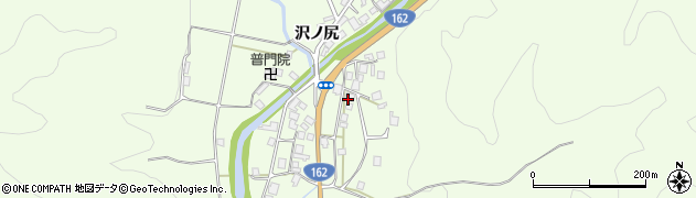 京都府京都市右京区京北上弓削町（口米谷）周辺の地図